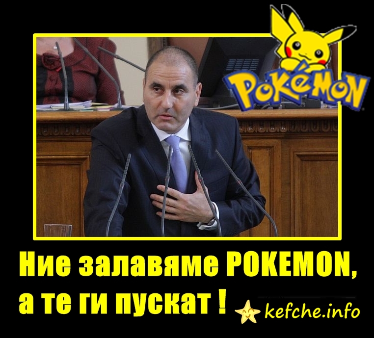 Ние хващаме POKEMON, те ги пускат !