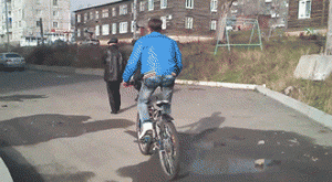 Гифчета: Когато фейлнеш с колело