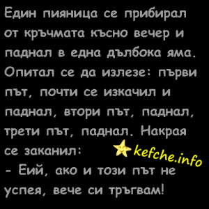 Вицове: Един пияница